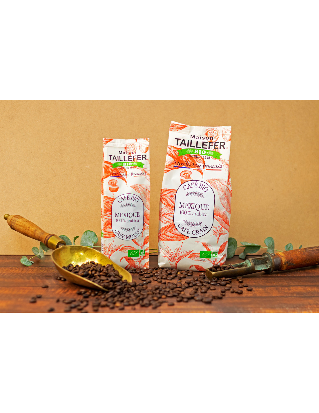 Café Mexique Bio en Grain 450gr Café Mexique Bio en Grain 450gr