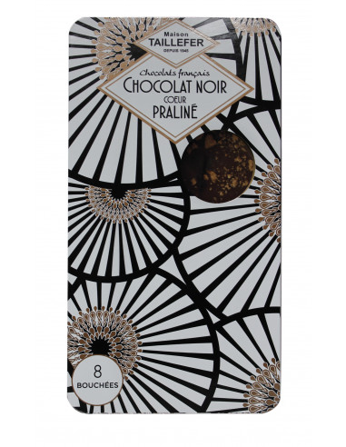 Chocolat noir praliné fondant 75g