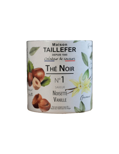 N°1 Thé noir saveur noisette vanille 60g