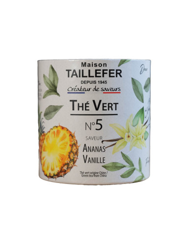 N°5 Thé vert saveur ananas vanille 60g